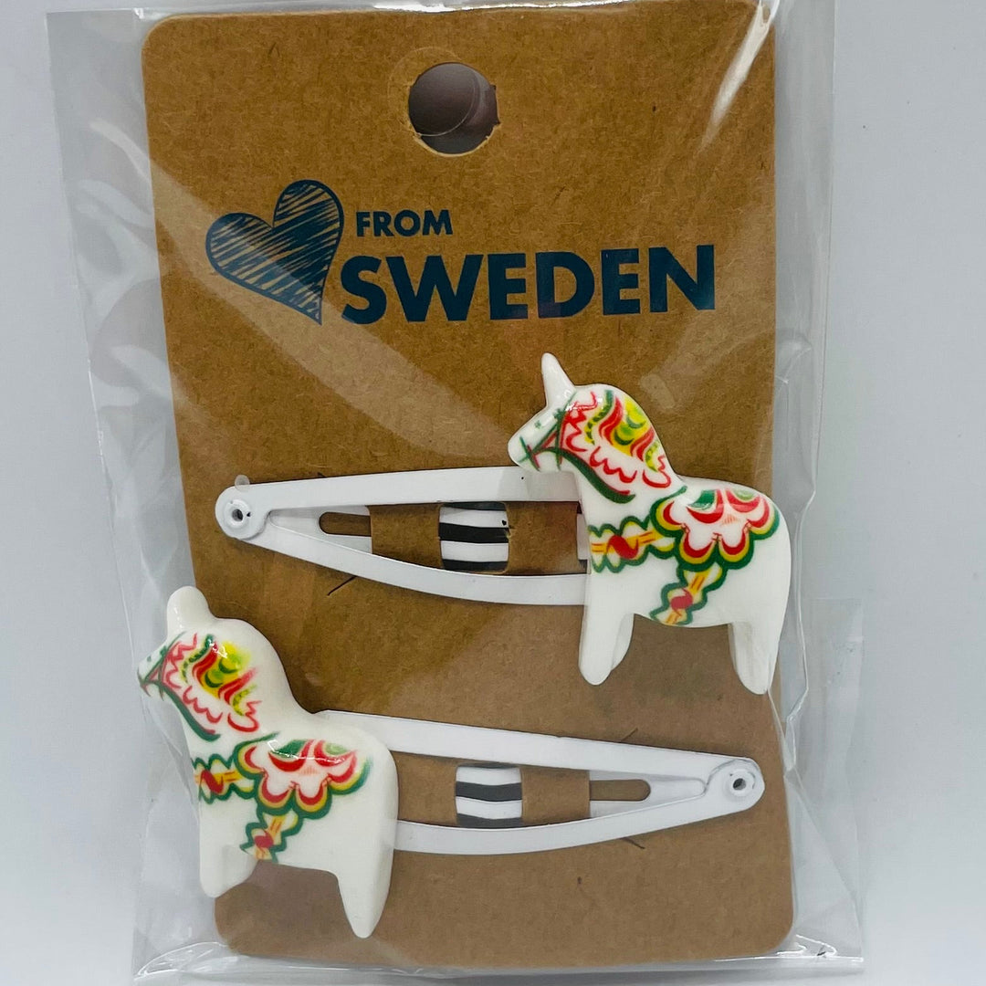 Dala Horse Hair Clips - 2 pack