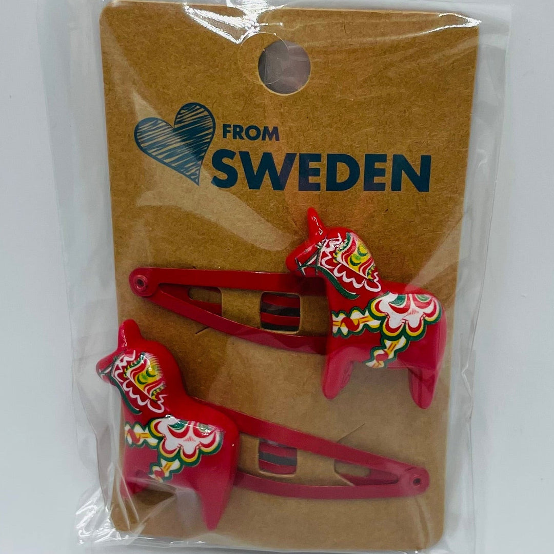 Dala Horse Hair Clips - 2 pack