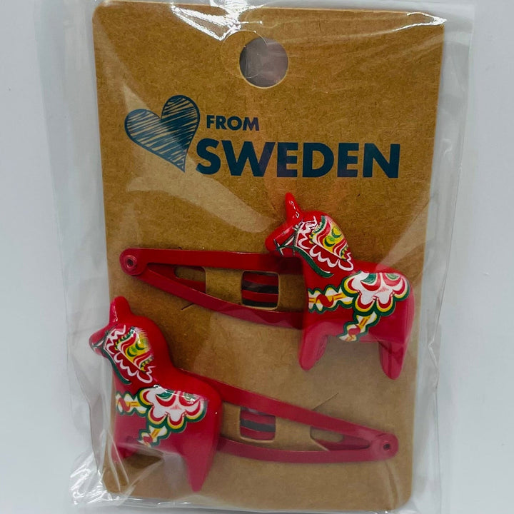 Dala Horse Hair Clips - 2 pack