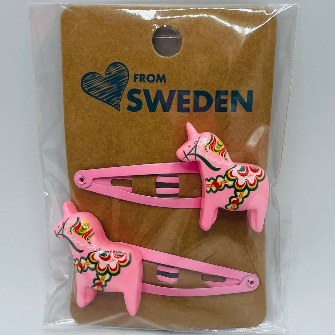 Dala Horse Hair Clips - 2 pack