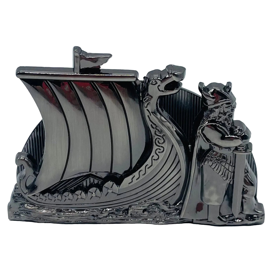 Viking and Viking Ship Napkin, Business card or Mail Holder