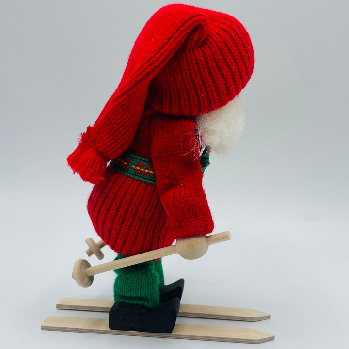 Swedish tomte skier