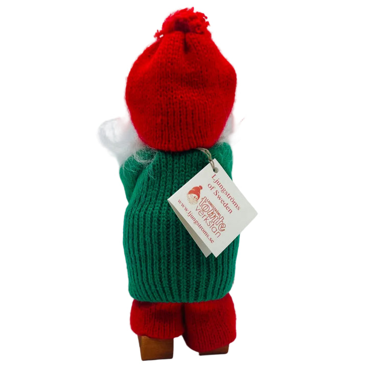 Swedish tomte with red ball ornament