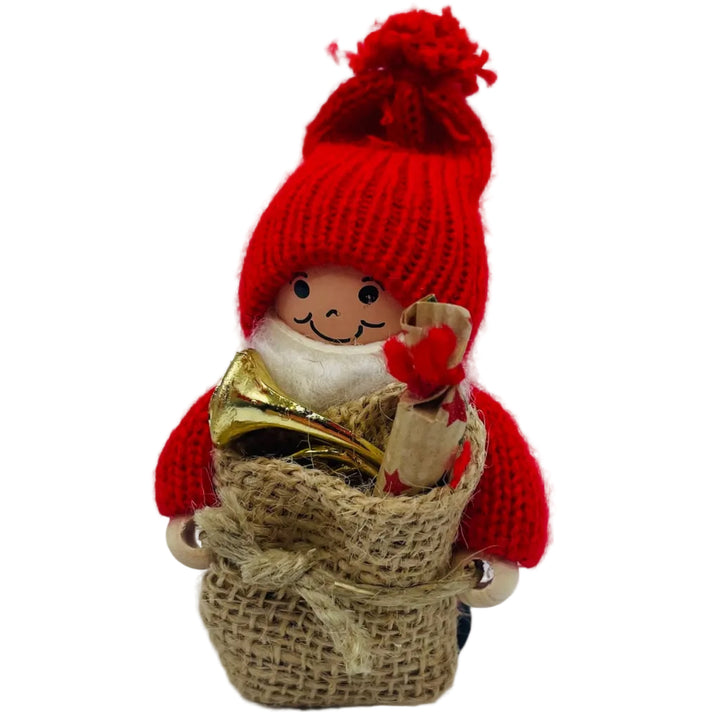 Swedish tomte with sack of presents