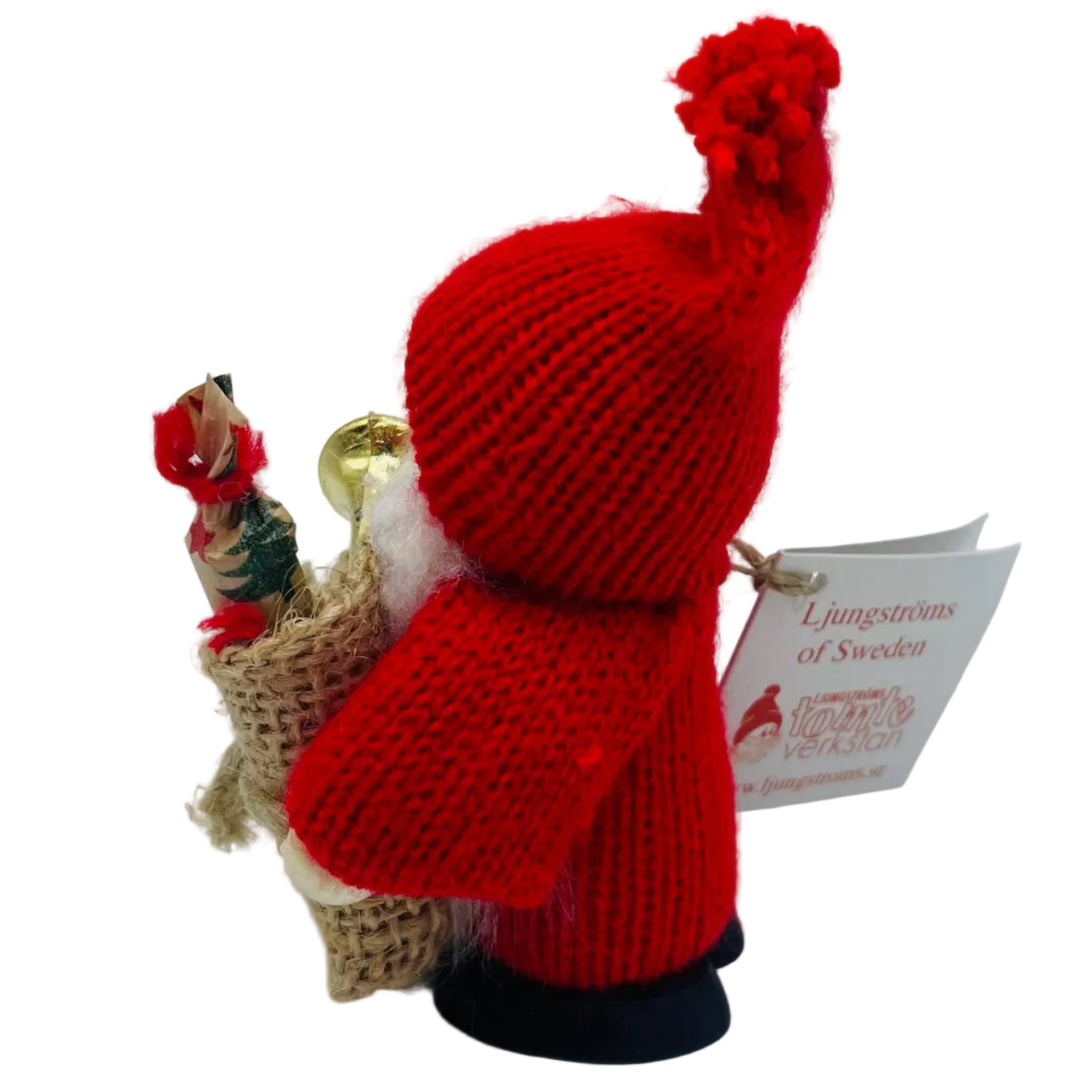 Swedish tomte with sack of presents