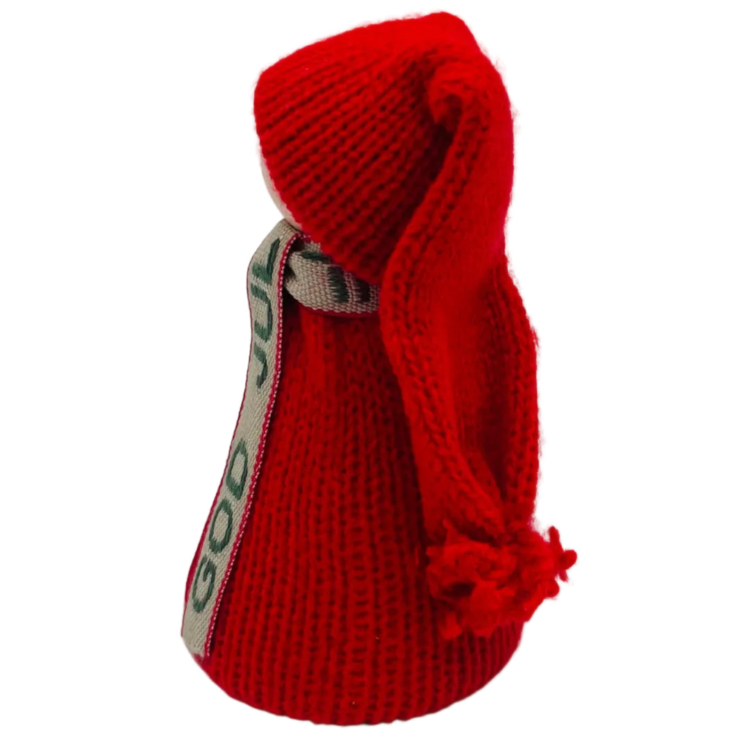 Swedish tomte with God Jul scarf