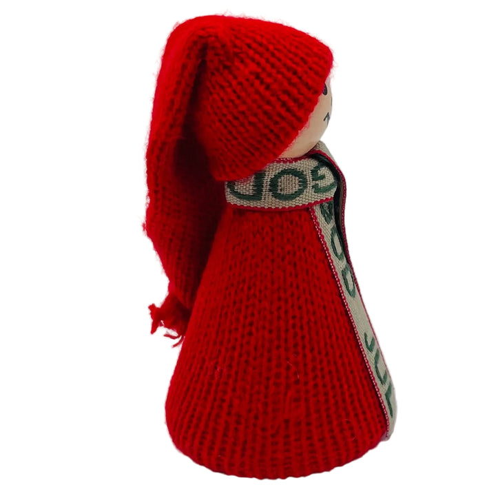Swedish tomte with God Jul scarf