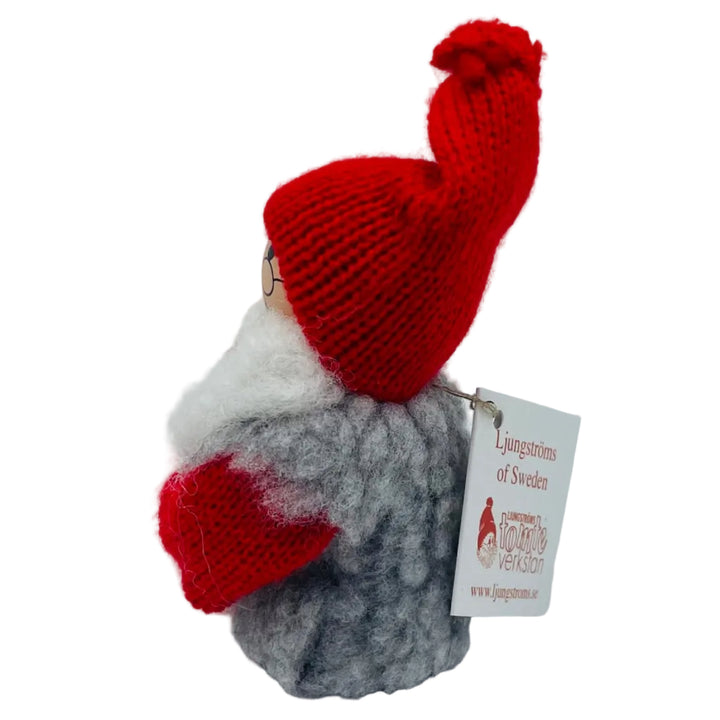 Swedish tomte with grey jacket