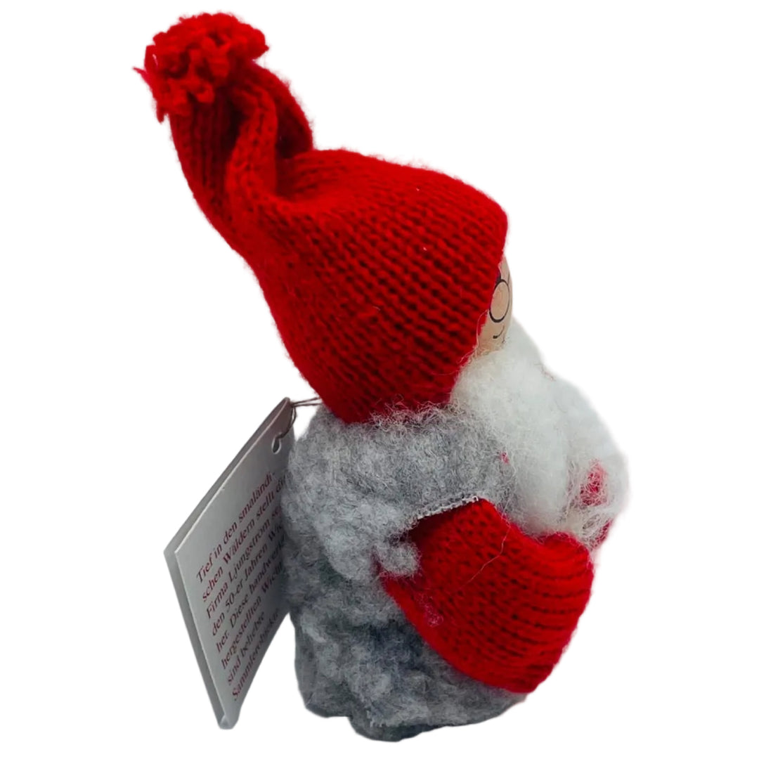 Swedish tomte with grey jacket