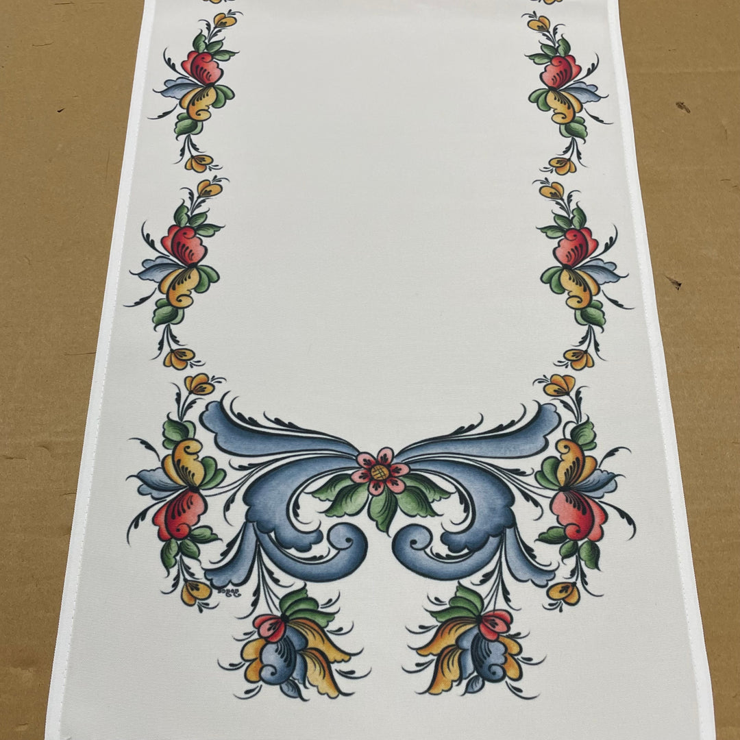 Rosemaling Table Runner