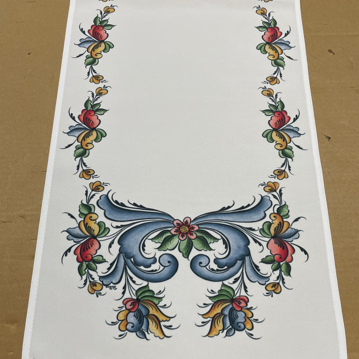 Rosemaling Table Runner