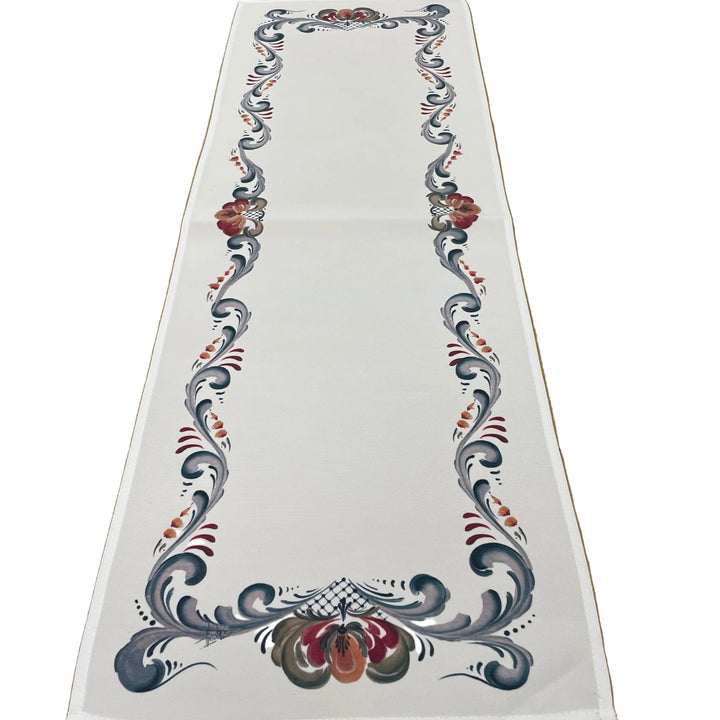 Rosemaling Table Runner