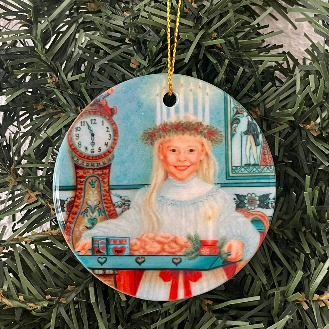 Ceramic Ornament, Suzanne Toftey Lucia