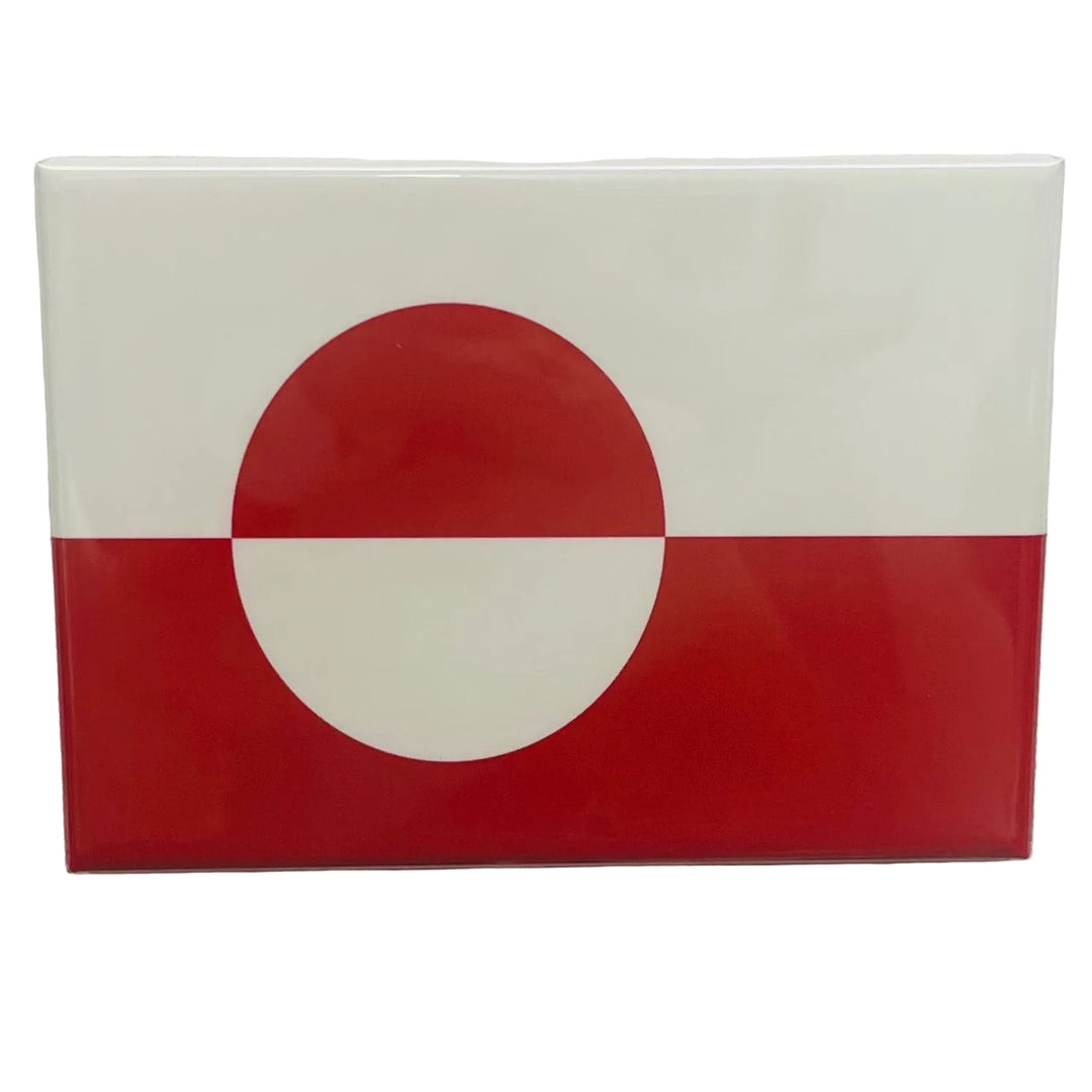 Rectangle Magnet, Greenland Flag
