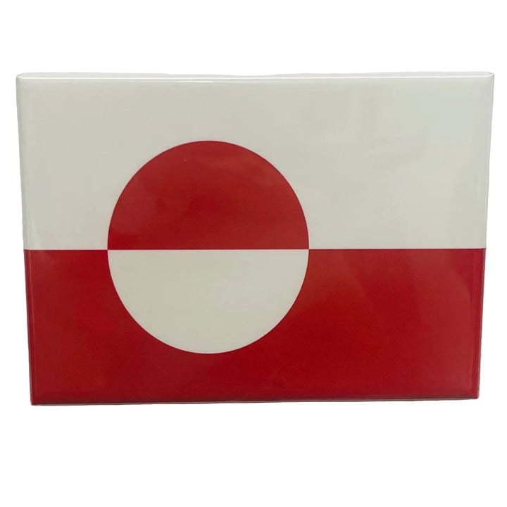 Rectangle Magnet, Greenland Flag