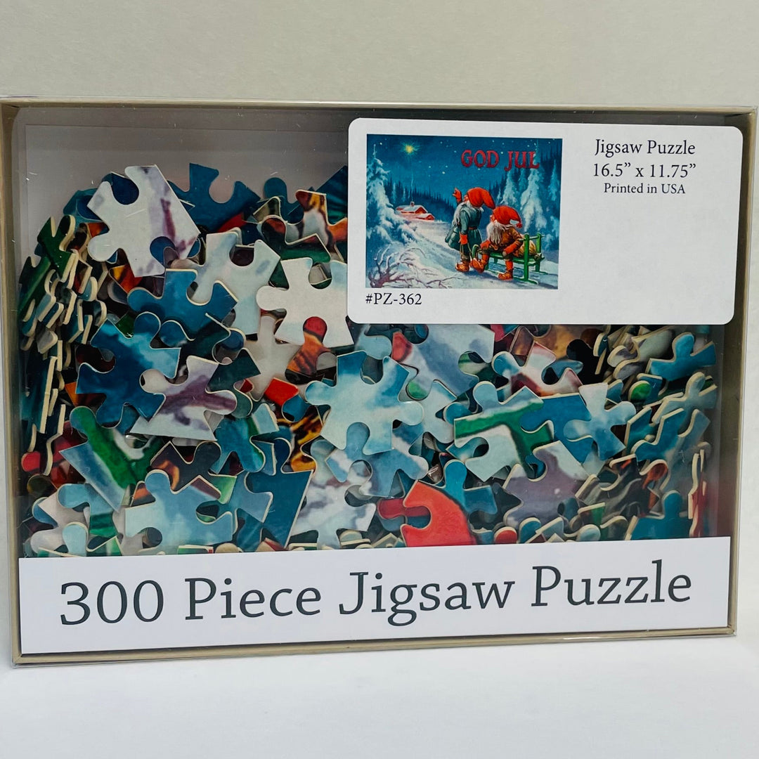 Puzzle - Blue Sky Tomtar with God Jul