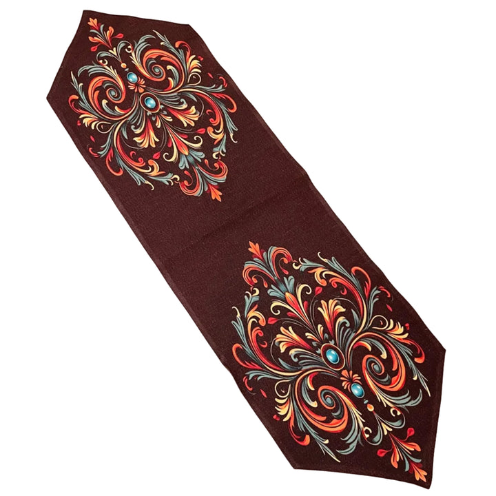 Rosemaling Table Runner