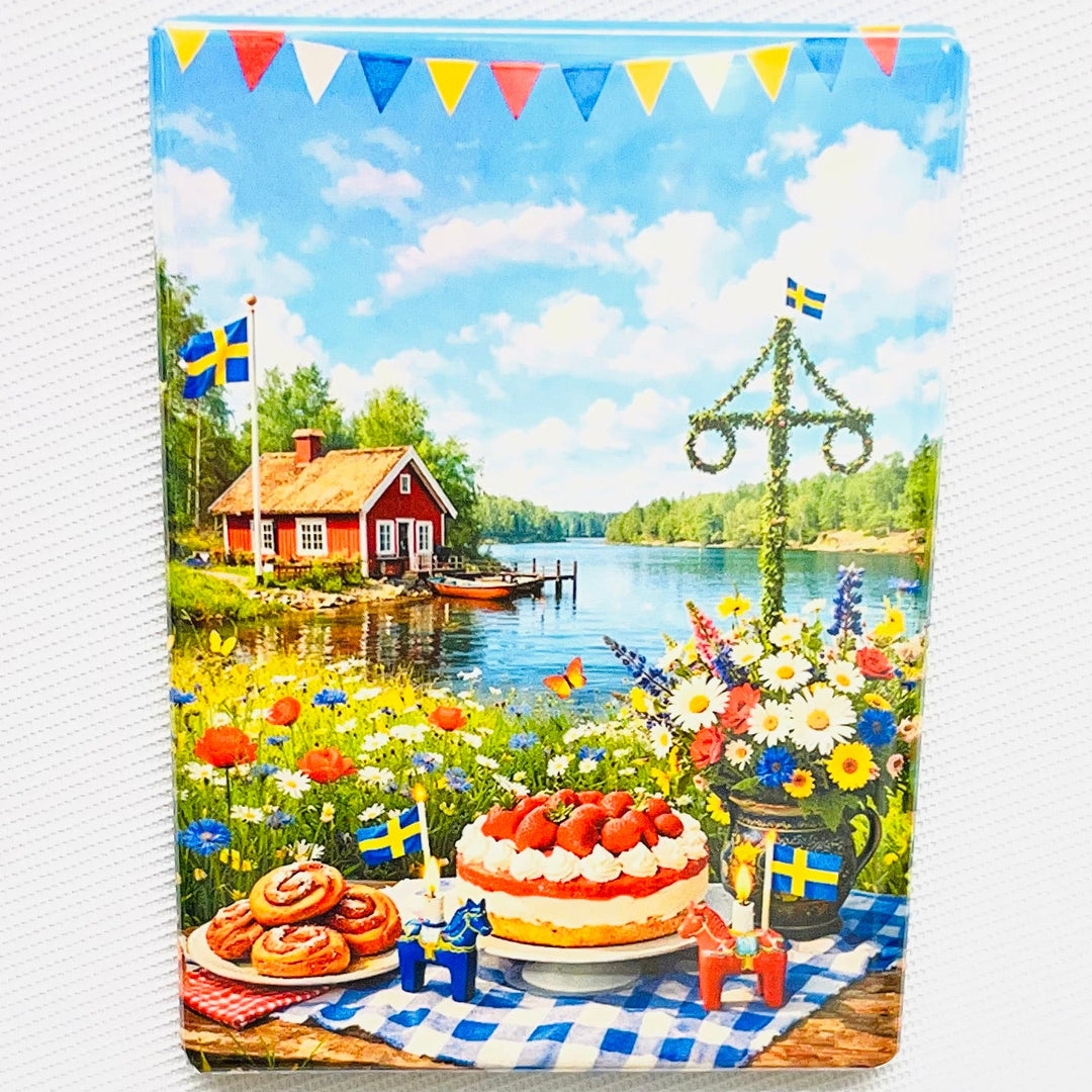 Rectangle Magnet, Midsummer at the Lake