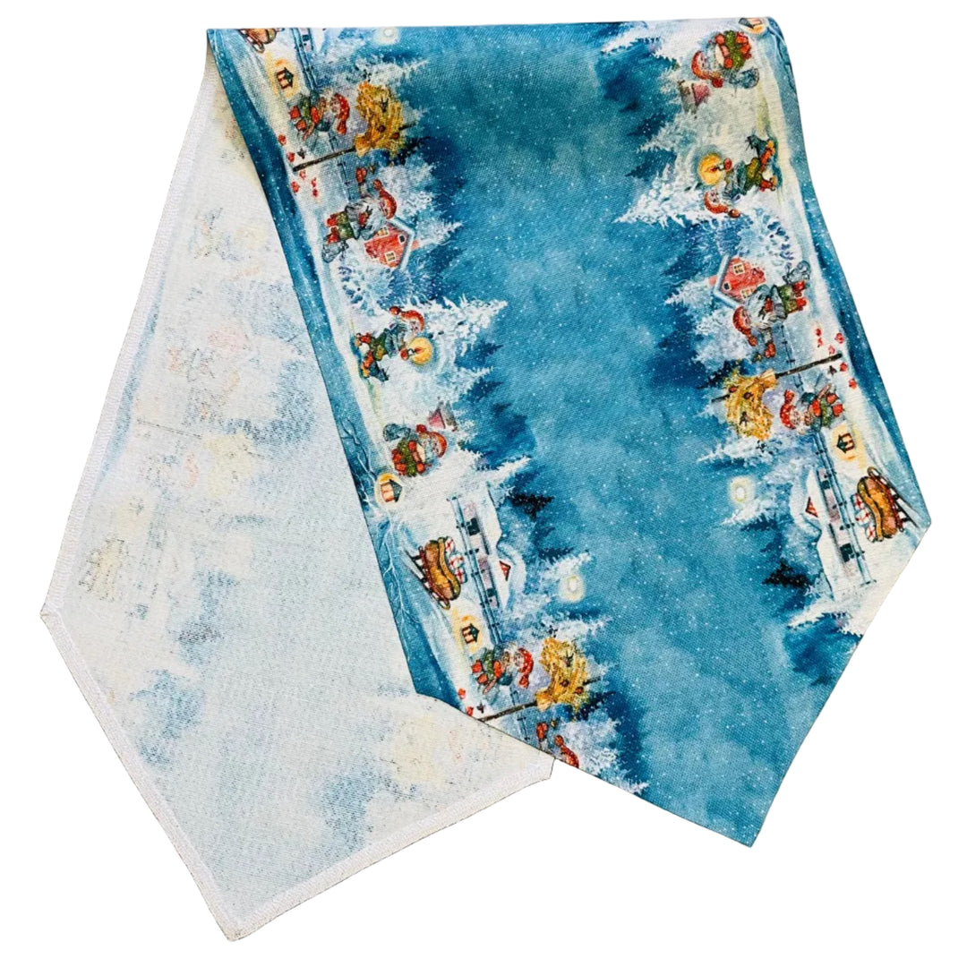 Winter Gnomes Table Runner