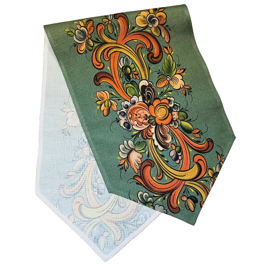 Rosemaling Table Runner