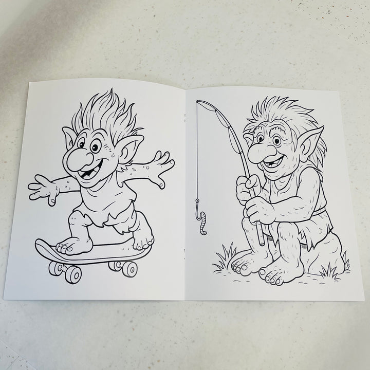 Troll Coloring Book