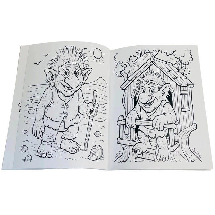 Troll Coloring Book