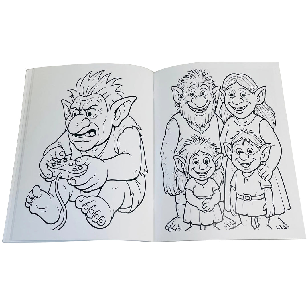 Troll Coloring Book