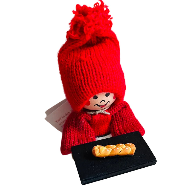 Swedish Tomte Boy with Cardamom Coffee Bread