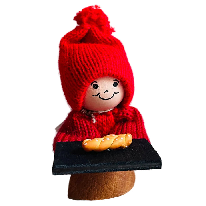 Swedish Tomte Boy with Cardamom Coffee Bread