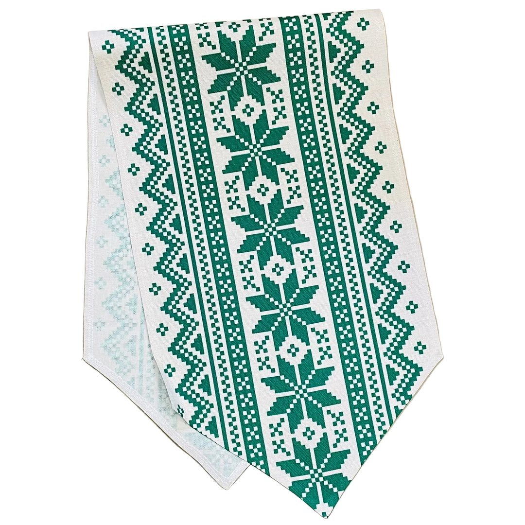Nordic Snowflake Table Runner