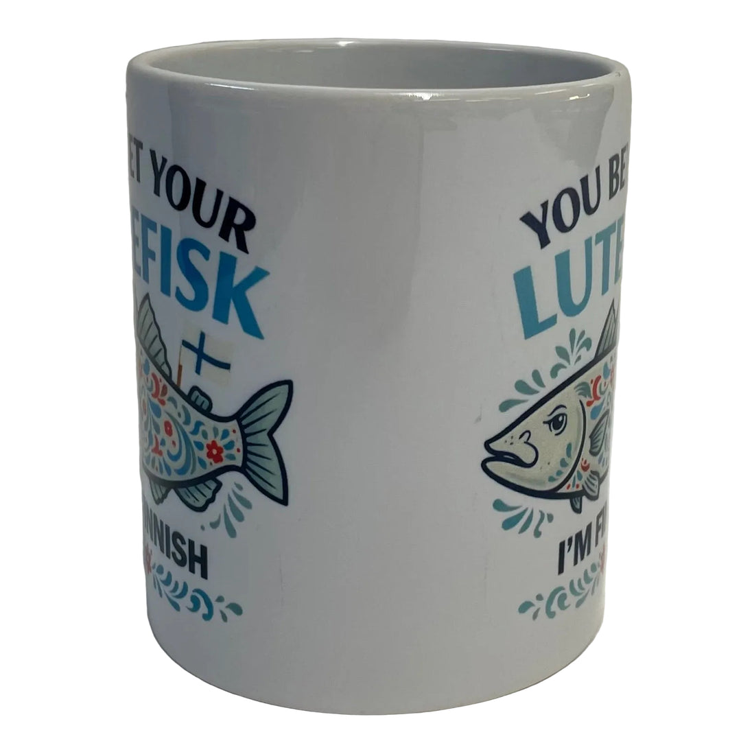 You bet your Lutefisk I'm Finnish coffee mug