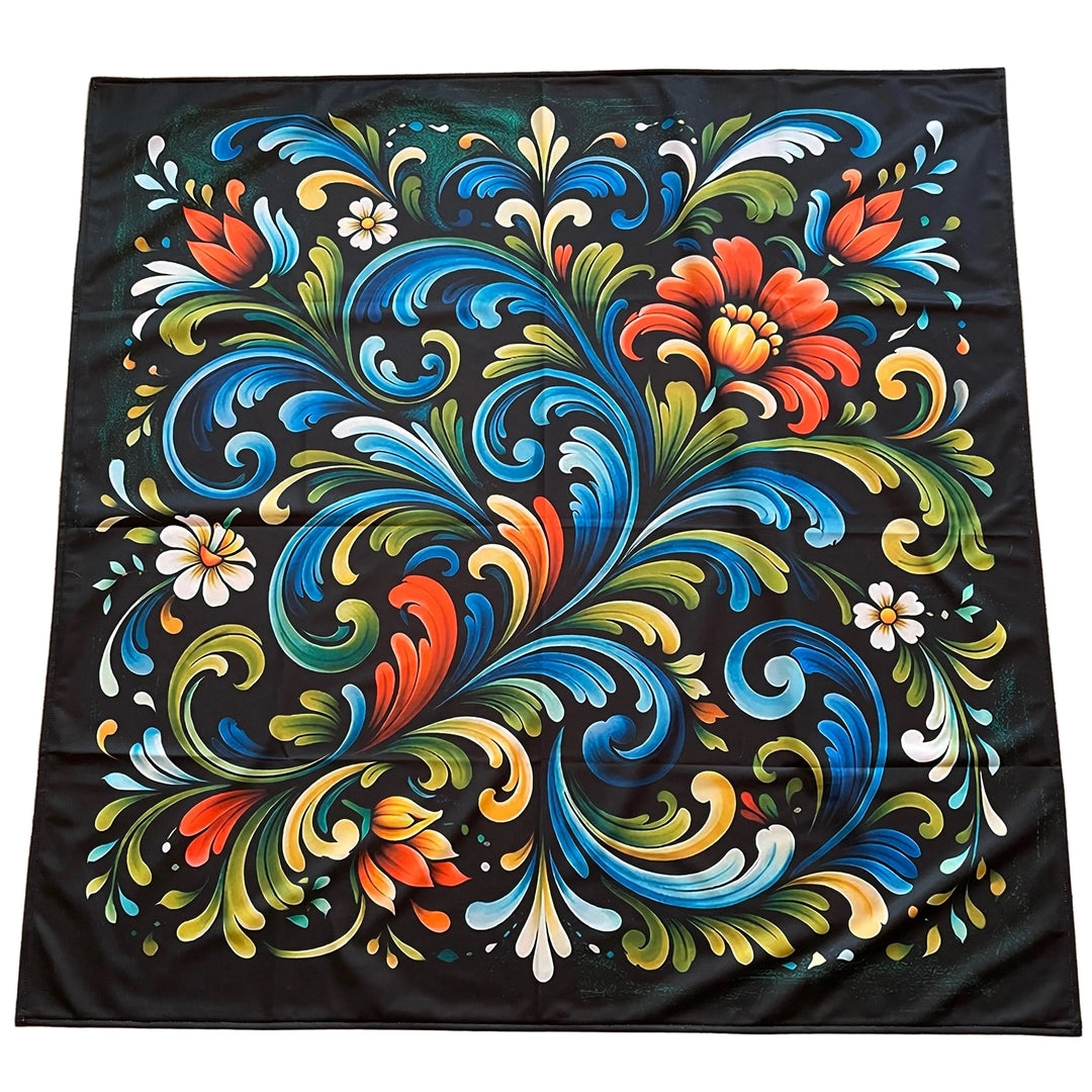 Rosemaling Tablecloth 41"