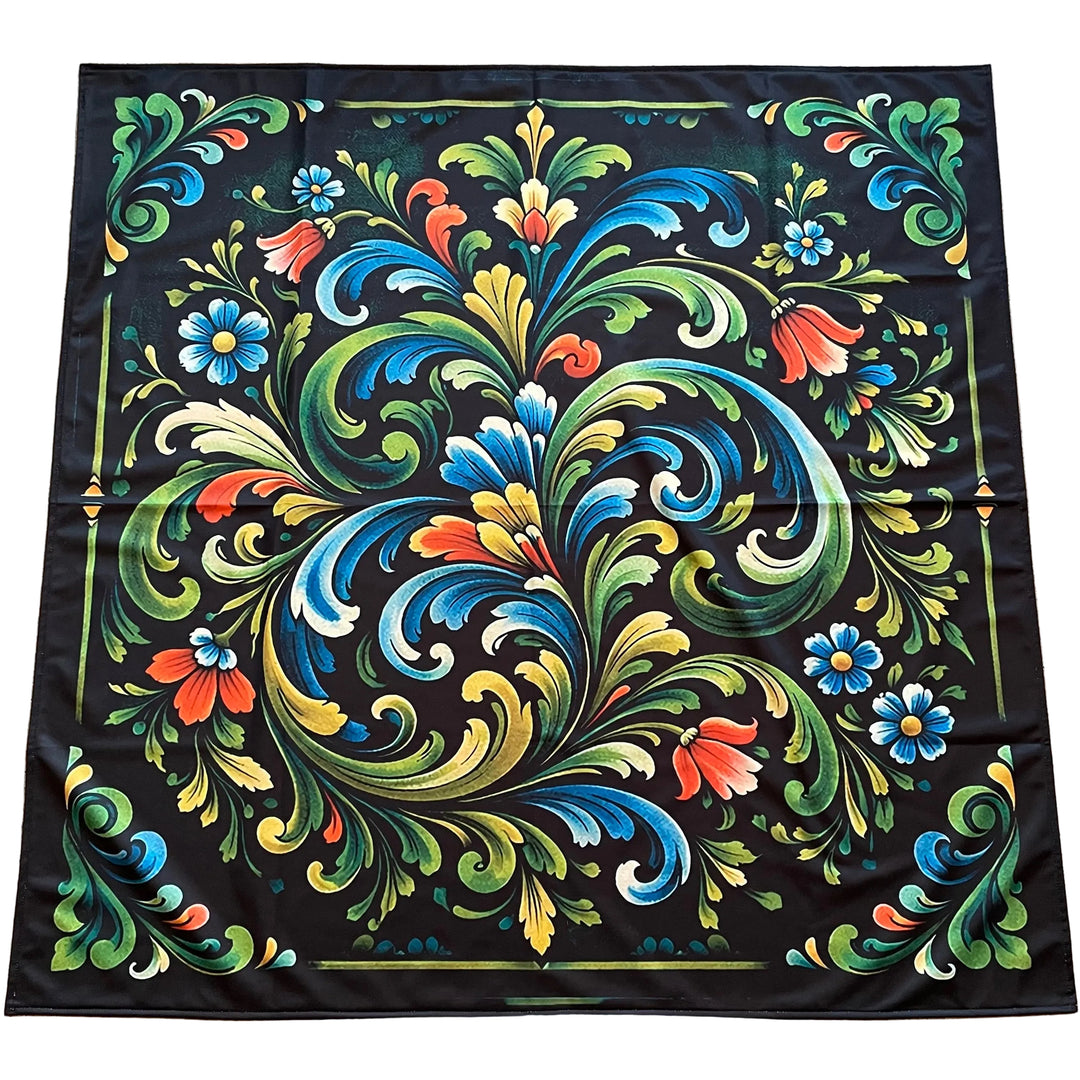 Rosemaling Tablecloth 41"