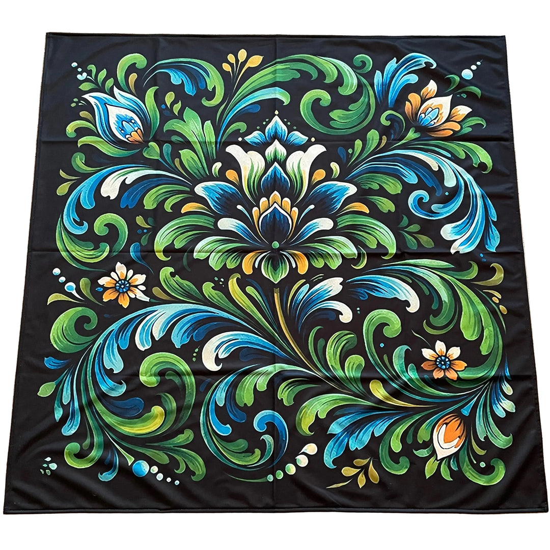 Rosemaling Tablecloth 41"