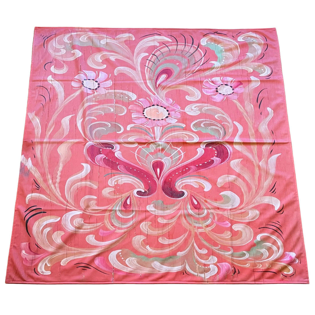 Rosemaling Tablecloth 41"