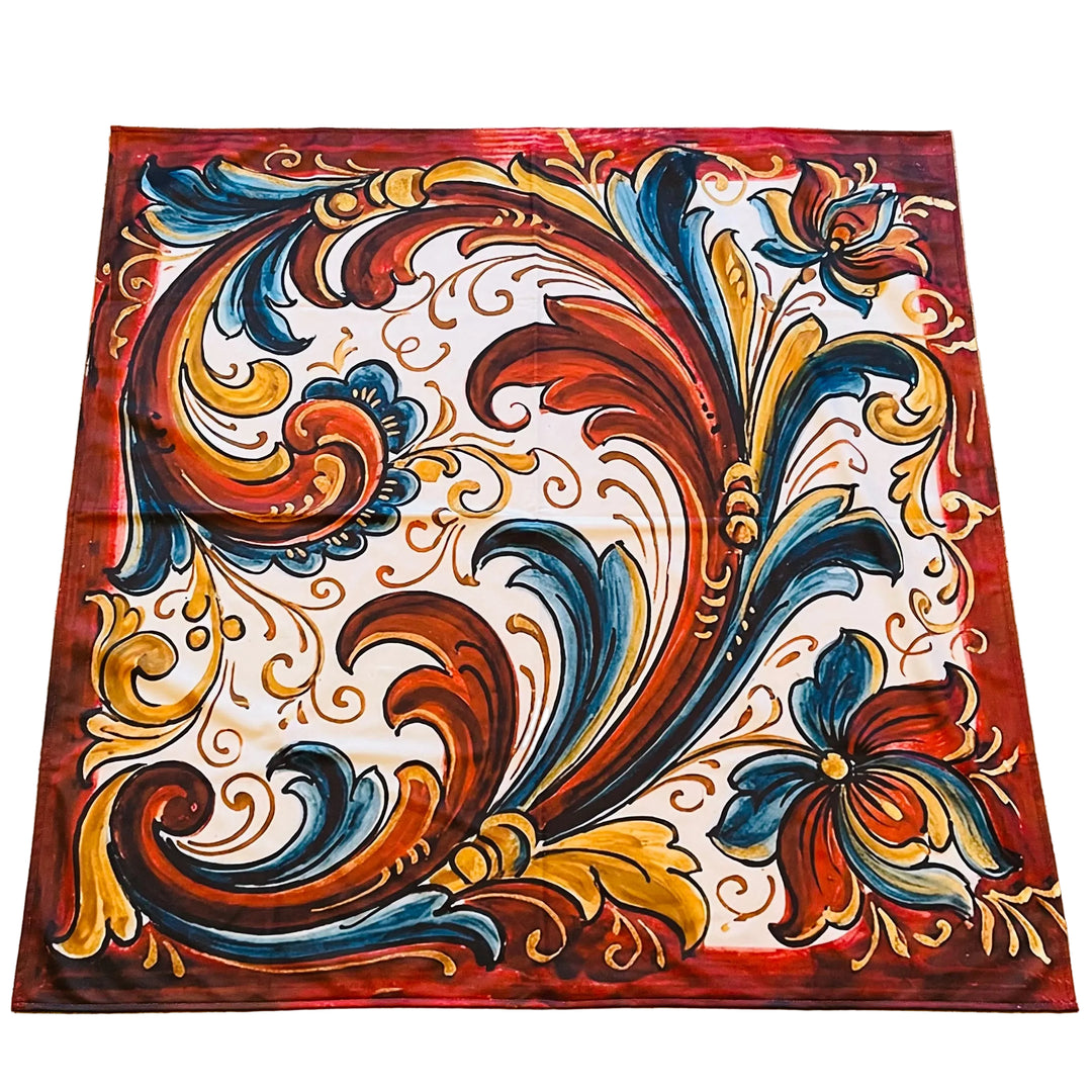 Rosemaling Tablecloth 41"