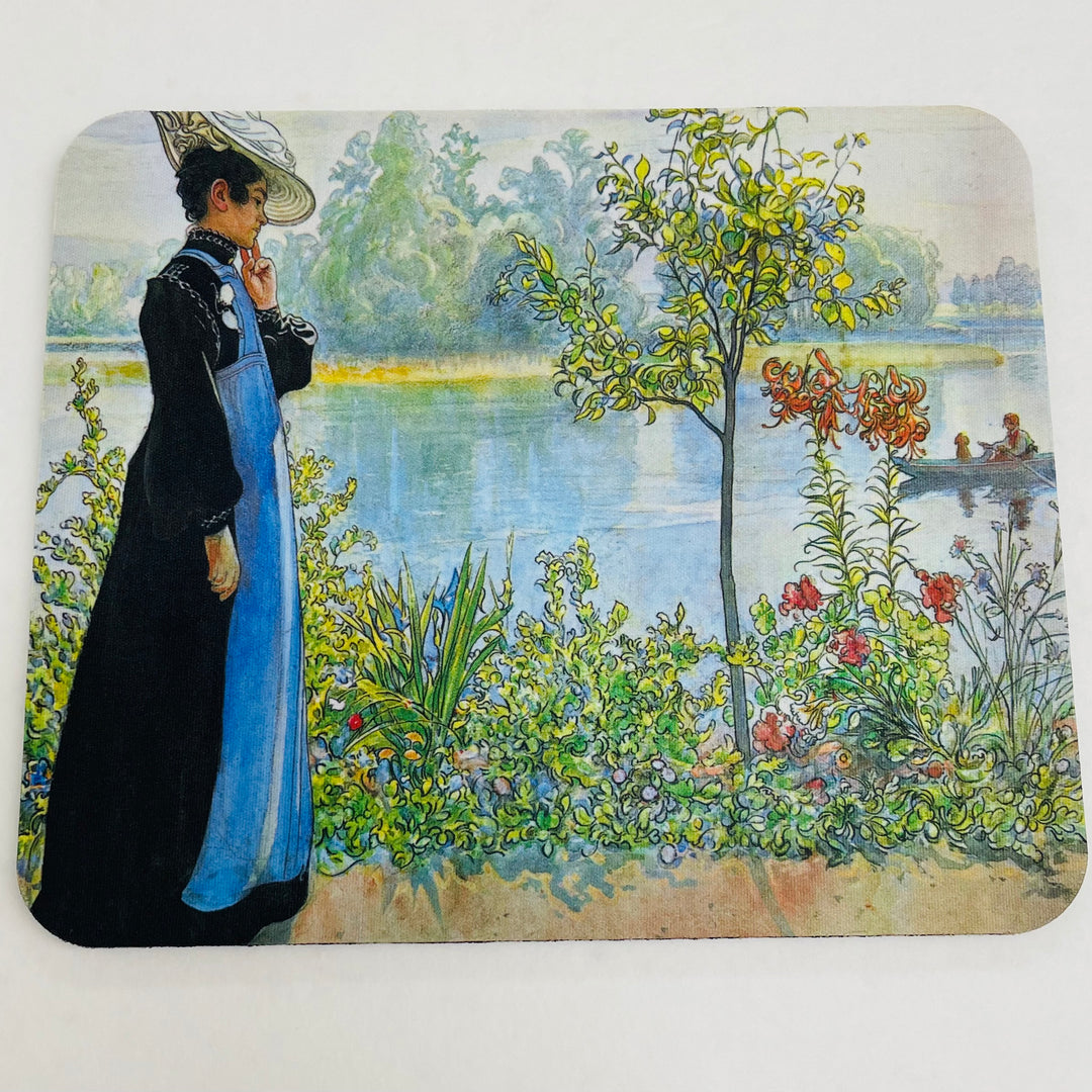 Mousepad - Carl Larsson Karin at the lake