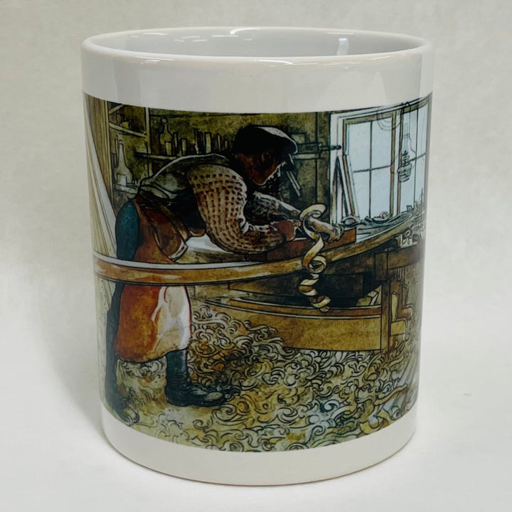 Carl Larsson Carpenter's Workshop coffee mug