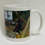 Carl Larsson Carpenter's Workshop coffee mug