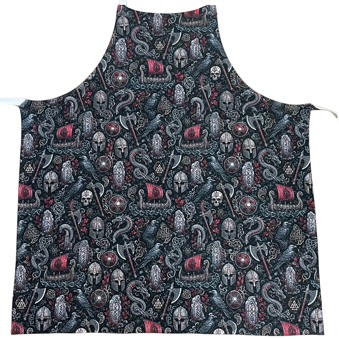 Apron - Viking Ships & Serpents
