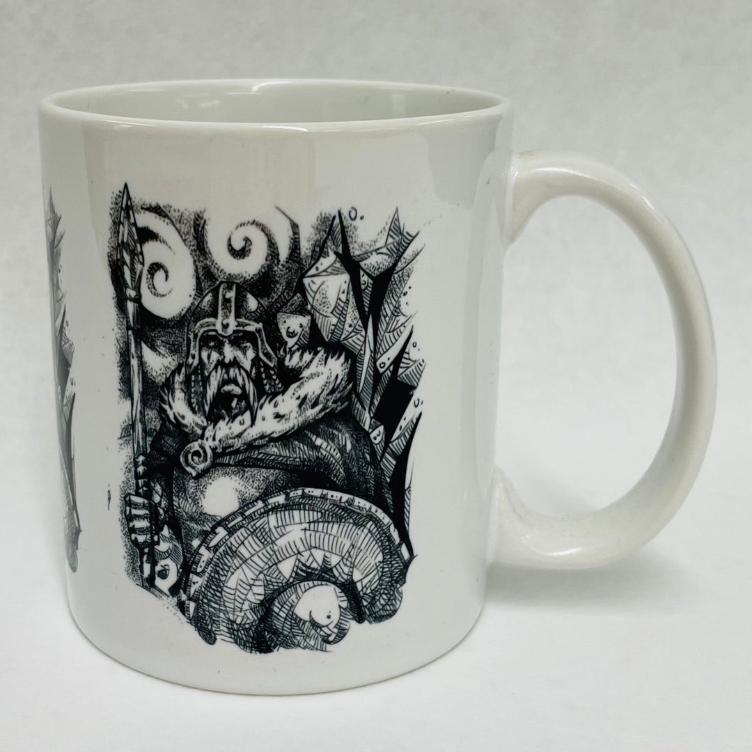 Micah Holland Viking with cape coffee mug