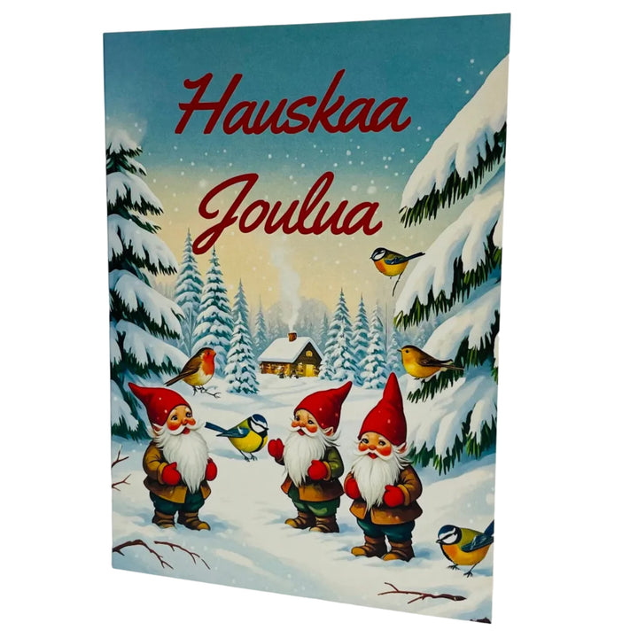Boxed cards, God Jul gnomes & birds