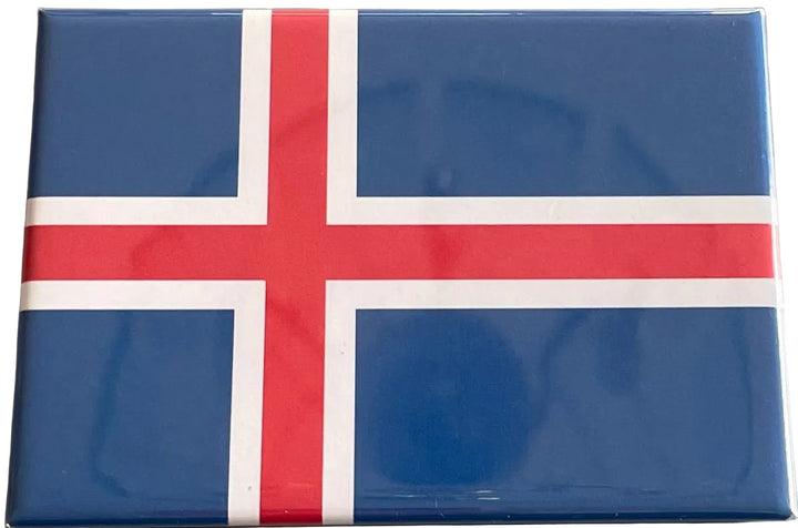 Rectangle Magnet, Iceland Flag