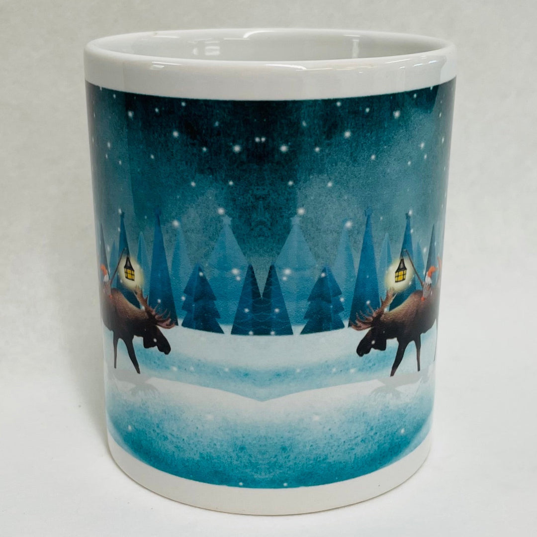 Gnomes Tomtar with Moose coffee mug