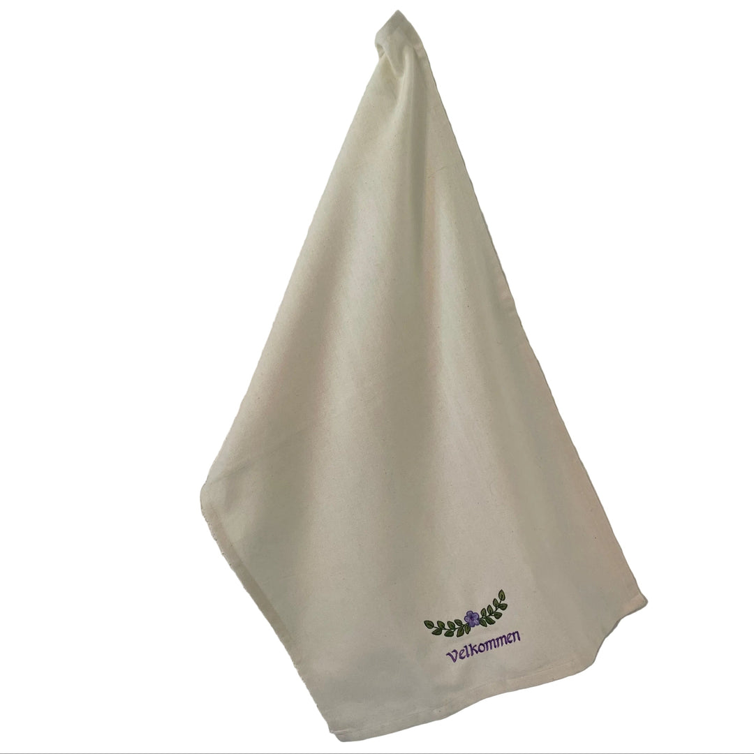 Dish Towel -  Velkommen Purple Flower