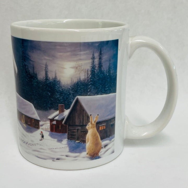 Jan Bergerlind Tomtar & Bunny coffee mug