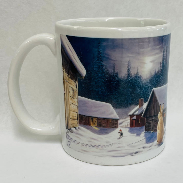 Jan Bergerlind Tomtar & Bunny coffee mug