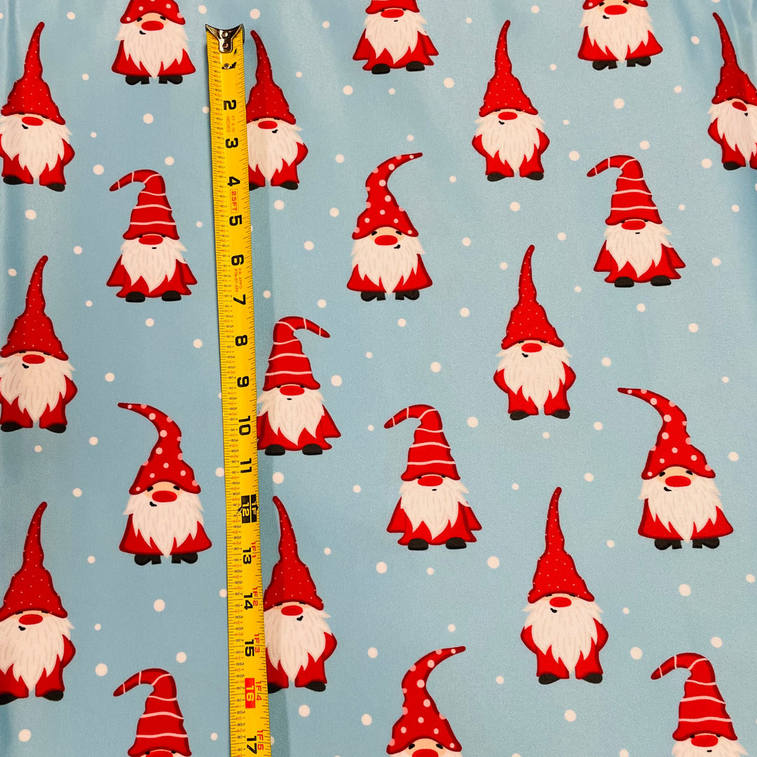 Fabric Gnomes on Blue