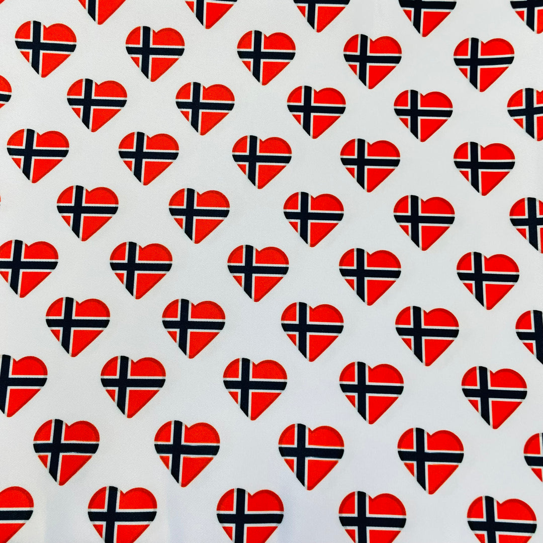 Fabric Norway Hearts