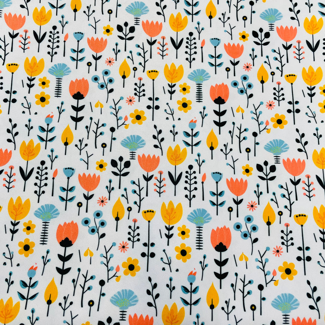 Fabric Summer Flowers